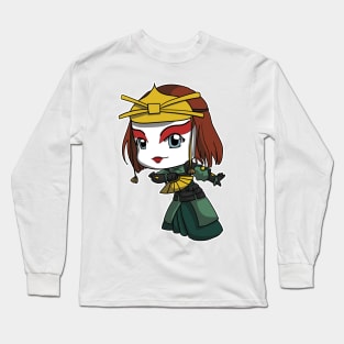 Avatar: The Last Airbender Chibi Suki sticker Long Sleeve T-Shirt